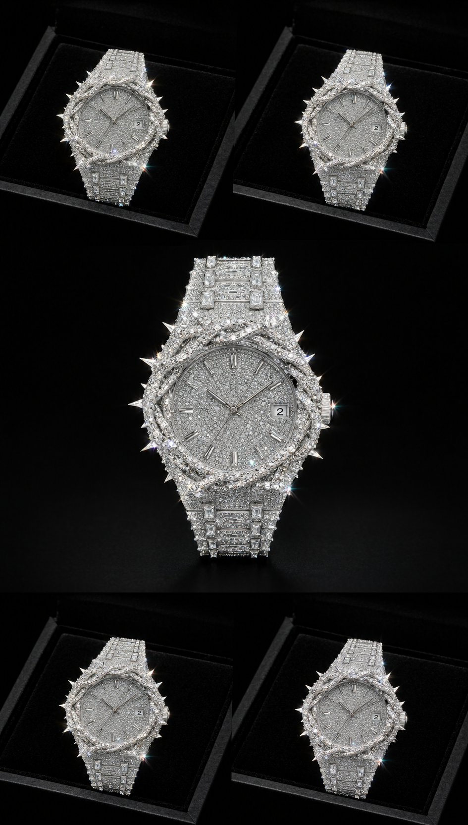 'Crown Of Thorns' Diamond watch